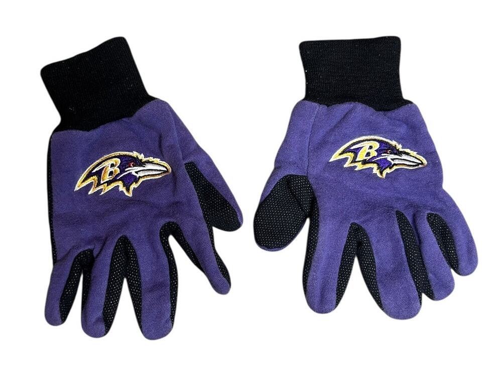 Baltimore Ravens NFL Football Team Utility Gloves